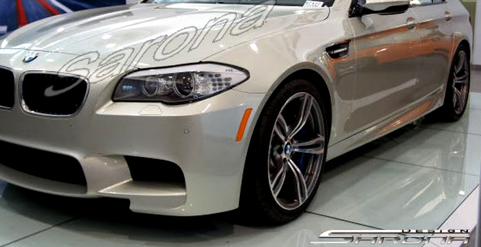 Custom BMW 5 Series  Sedan Side Skirts (2011 - 2013) - $450.00 (Part #BM-023-SS)